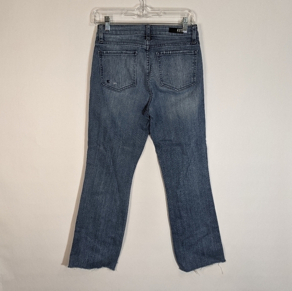 KUT from the Kloth Kelsey high rise ankle flare 00 denim jeans - Picture 6 of 7